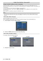 Preview for 40 page of Panasonic PT-VX430 Operating Instructions Manual