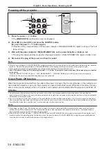 Предварительный просмотр 38 страницы Panasonic PT-VX431K Operating Instructions Manual