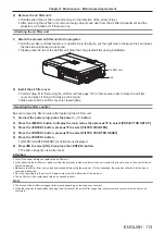 Предварительный просмотр 113 страницы Panasonic PT-VX431K Operating Instructions Manual