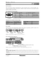 Preview for 9 page of Panasonic PT-VX500 Specifications