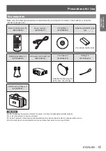 Preview for 15 page of Panasonic PT-VX501 Operating Instructions Manual