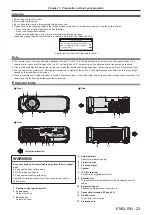 Preview for 23 page of Panasonic PT-VX610 Operating Instructions Manual