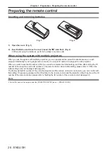 Preview for 26 page of Panasonic PT-VX610 Operating Instructions Manual