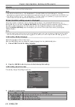 Preview for 40 page of Panasonic PT-VX610 Operating Instructions Manual