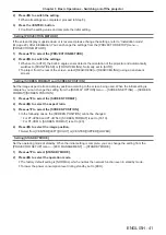 Preview for 41 page of Panasonic PT-VX610 Operating Instructions Manual