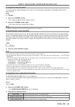 Preview for 49 page of Panasonic PT-VX610 Operating Instructions Manual