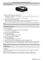 Preview for 153 page of Panasonic PT-VX615N Operating Instructions Manual