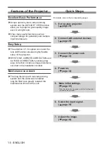 Preview for 10 page of Panasonic PT-VX61K Operating Instructions (Functional Manual)