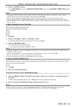 Preview for 45 page of Panasonic PT-VX61K Operating Instructions (Functional Manual)