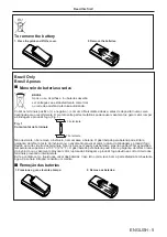 Preview for 5 page of Panasonic PT-VZ570 Operating Instructions Manual