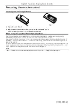 Preview for 23 page of Panasonic PT-VZ570 Operating Instructions Manual