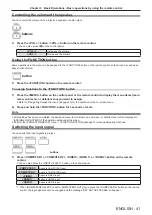 Preview for 41 page of Panasonic PT-VZ570 Operating Instructions Manual