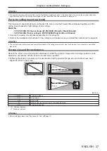 Preview for 27 page of Panasonic PT-VZ580 Operating Instructions (Functional Manual)