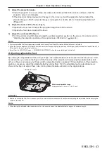 Preview for 43 page of Panasonic PT-VZ580 Operating Instructions (Functional Manual)