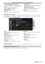 Предварительный просмотр 99 страницы Panasonic PT-VZ580 Operating Instructions (Functional Manual)