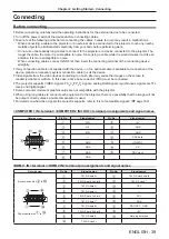 Preview for 39 page of Panasonic PT-VZ585N Operating Instructions Manual