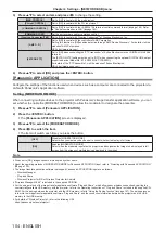 Preview for 104 page of Panasonic PT-VZ585N Operating Instructions Manual