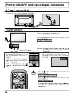 Preview for 18 page of Panasonic PT42PD3P - PLASMA DISPLAY Operating Instructions Manual