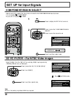 Preview for 32 page of Panasonic PT42PD3P - PLASMA DISPLAY Operating Instructions Manual