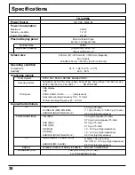 Preview for 38 page of Panasonic PT42PD3P - PLASMA DISPLAY Operating Instructions Manual