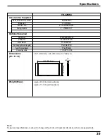 Preview for 39 page of Panasonic PT42PD3P - PLASMA DISPLAY Operating Instructions Manual