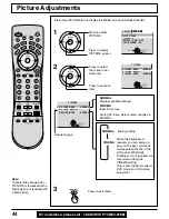 Preview for 44 page of Panasonic PT45LC12 - MULTI-MEDIA DISPLAY Operating Manual