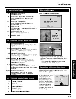 Preview for 49 page of Panasonic PT45LC12 - MULTI-MEDIA DISPLAY Operating Manual