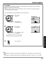 Preview for 51 page of Panasonic PT45LC12 - MULTI-MEDIA DISPLAY Operating Manual