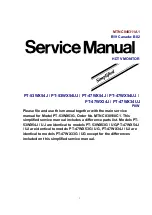 Предварительный просмотр 1 страницы Panasonic PT47WX34J - 47" PROJECTION TV Service Manual