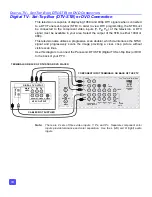 Предварительный просмотр 15 страницы Panasonic PT47WX49E - 47" PROJECTION TV Operating Instructions Manual