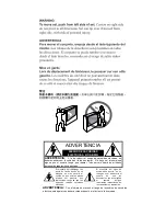 Предварительный просмотр 31 страницы Panasonic PT47WX49E - 47" PROJECTION TV Operating Instructions Manual