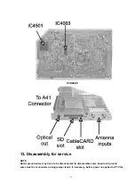 Предварительный просмотр 27 страницы Panasonic PT47WXD63G - 47" PROJECTION TV Service Manual