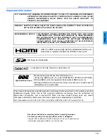 Предварительный просмотр 3 страницы Panasonic PT47WXD64 - 47" PROJECTION TV Operating Instructions Manual