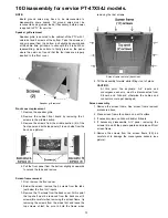 Preview for 109 page of Panasonic PT47X54J - 47" PROJECTION TV Service Manual