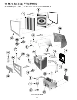 Preview for 128 page of Panasonic PT47X54J - 47" PROJECTION TV Service Manual