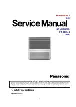 Preview for 171 page of Panasonic PT47X54J - 47" PROJECTION TV Service Manual