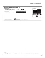 Preview for 41 page of Panasonic PT52DL10 - 52" DLP REAR PJ HDTV Operating Instructions Manual