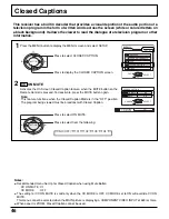 Preview for 46 page of Panasonic PT52DL10 - 52" DLP REAR PJ HDTV Operating Instructions Manual