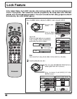 Preview for 48 page of Panasonic PT52DL10 - 52" DLP REAR PJ HDTV Operating Instructions Manual