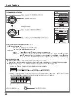 Preview for 50 page of Panasonic PT52DL10 - 52" DLP REAR PJ HDTV Operating Instructions Manual