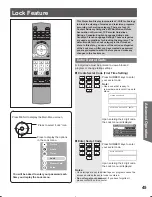 Предварительный просмотр 45 страницы Panasonic PT52LCX15 - MULTI MEDIA DISPLAY Operating Instructions Manual