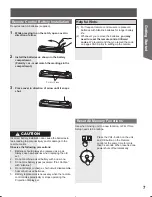 Preview for 7 page of Panasonic PT52LCX15B - MULTI MEDIA DISP Operating Instructions Manual