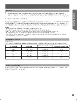 Preview for 23 page of Panasonic PT52LCX15B - MULTI MEDIA DISP Operating Instructions Manual