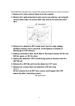 Предварительный просмотр 21 страницы Panasonic PT53TW53G - 53" PROJECTION TV HD Service Manual