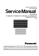 Предварительный просмотр 65 страницы Panasonic PT53TW53G - 53" PROJECTION TV HD Service Manual