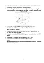 Предварительный просмотр 158 страницы Panasonic PT53TW53G - 53" PROJECTION TV HD Service Manual