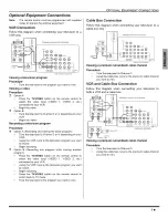 Предварительный просмотр 9 страницы Panasonic PT53X54J - 53" PROJECTION TV HD Manual