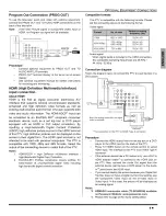 Предварительный просмотр 11 страницы Panasonic PT53X54J - 53" PROJECTION TV HD Manual