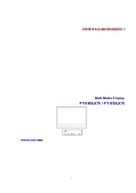 Panasonic PT56DLX75 - 56" DLP TV Manual preview