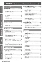 Предварительный просмотр 4 страницы Panasonic PT_AT6000E Operating Instructions Manual